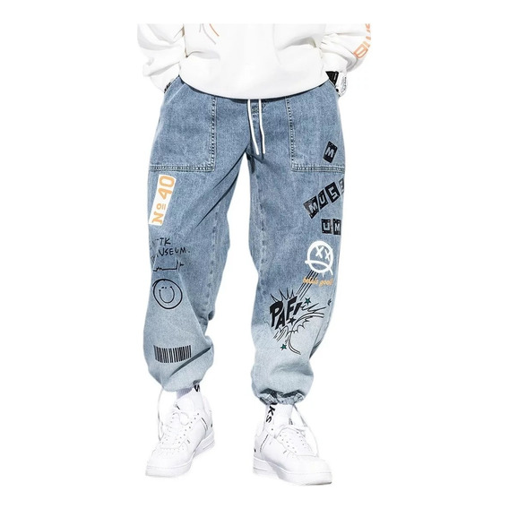 Jeans Pantalones De Calidad Estilo Hip Hop Para Hombre