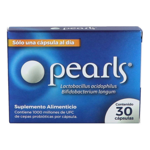 Pearls Acidophilus Suplemento Alimenticio 30 Cápsulas