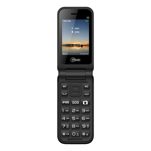 Mlab SOS Senior Phone Shell 3G (2.4") Dual SIM negro