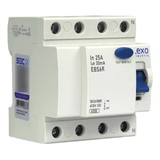 Interruptor Diferencial 4x25a 30ma Lexo Certificado