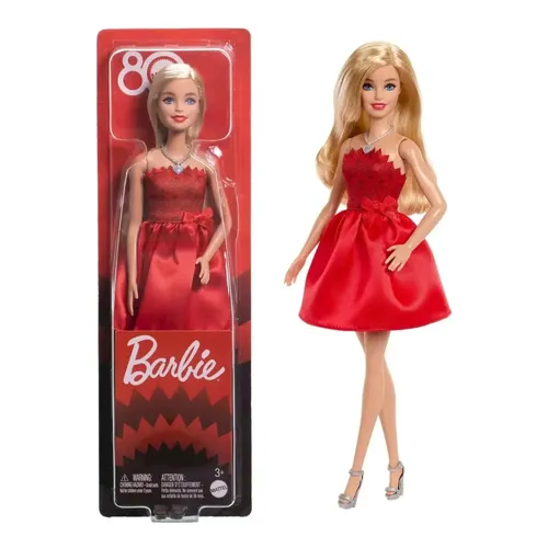 Barbie レッドカーペットバービー Barbie Boneca 80º Aniversário Mattel Ruby Red | MercadoLivre