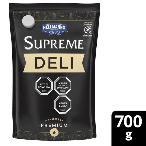 Hellmann's Supreme Mayonesa Deli Doypack 700gr