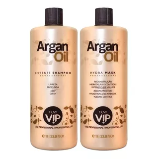 Escova Progressiva Definitiva Argan Oil 2x1000ml New Vip