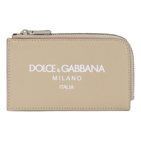 Cartera Dolce & Gabbana Logo Print Leather Wallet Tarjetero