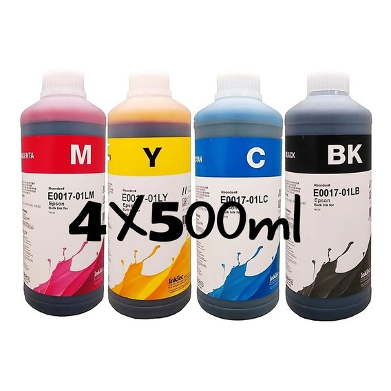 Kit 500ml Compatible Epson L121 L3210 L3251 L3150 L5290 5190