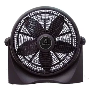 Ventilador De Pared Y De Piso/de Techo Exahome Iv12 Turbo Negro Con 5 Palas, 12  De Diámetro 220 v