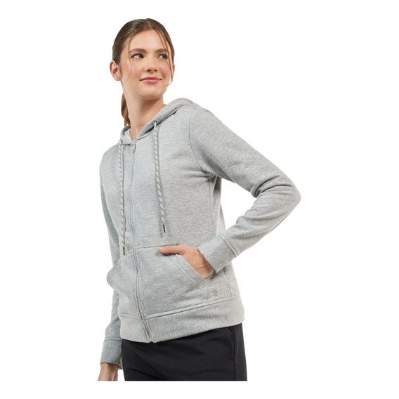 Buzo Mujer Mout Casual Gris