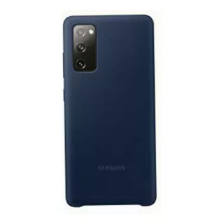 Capa De Silicone Samsung Para Galaxy S20 Fe 5g, Azul Marinho