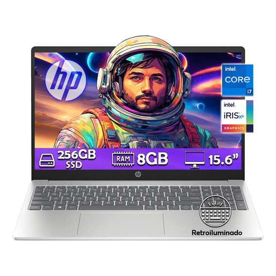 Laptop Hp 15-fd0707st Intel Core I7-1355u 256gb Ssd 8gb Ram