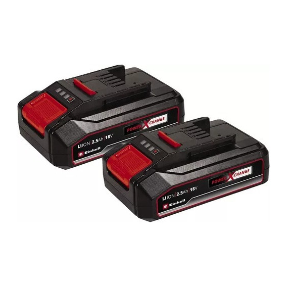 Twin Pack 2 Baterías Litio 2.5ah 18v Einhell Sin Cargador