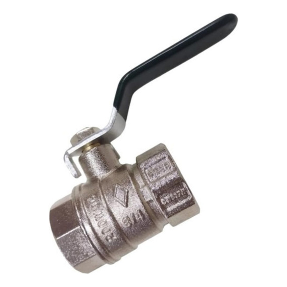 Llave De Paso Tipo Palanca Para Agua Esférica 3/4 Metal