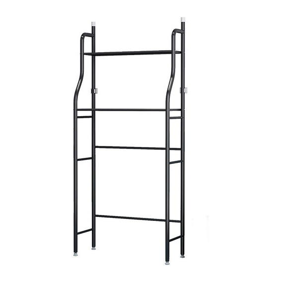 Mueble Organizador Para Baño Rack Estante Sanitario Color Negro