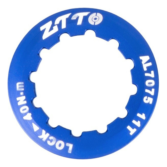 Tapa Lockring Piñon Cassete 8/9/10/11/12 V. -  Ztto - Azul