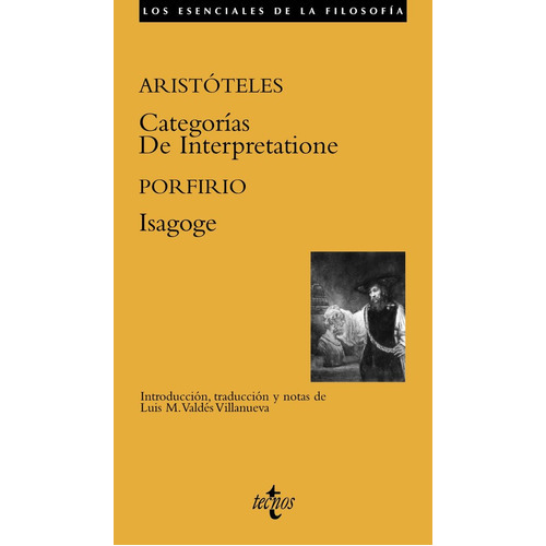 Categorias de Interpretatione Porfirio isagoge De Aristóteles Editorial Tecnos Tapa Blanda En Español