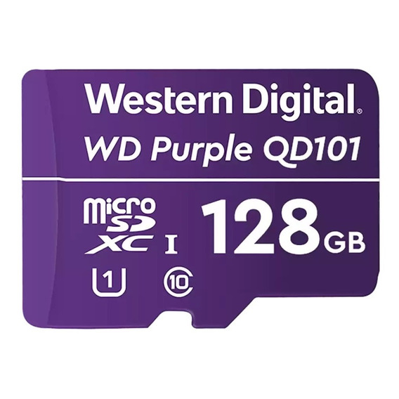 Tarjeta De Memoria Western Digital Purple 128gb Micro Sd 