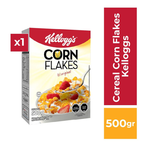 Cereal Corn Flakes Kellogg's Hojuelas De Maiz 500 G