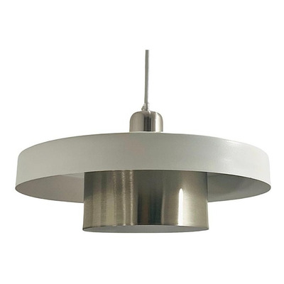 Colgante Ema 40cm Apto Led Deco Moderno Blanco Cobre Lmp