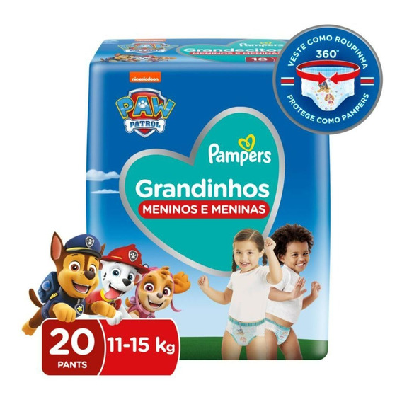 Pañal Pampers Grandecitos Talla Xg 20 Un