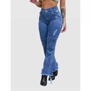 Jeans Mujer Wide Leg Modelos Exclusivos Tedencia !!