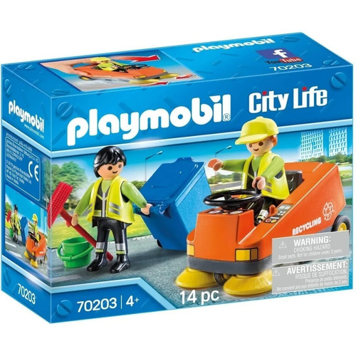 Todobloques Playmobil 70203 City Life Vehículo De Limpieza