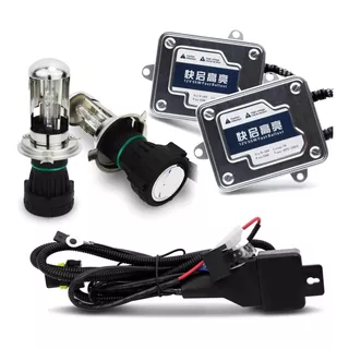 Kit Bi Xenon H4-3 H4 Alto Baixo 55w 3000k 4300k 6000k 8000k