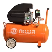 Compresor De Aire Eléctrico Portátil Niwa Anw-2.5/50 Monofásico 50l 2.5hp 220v Naranja