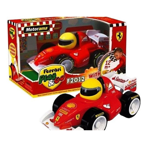 Auto Ferrari Formula 1 Infantil Con Sonido Color Rojo