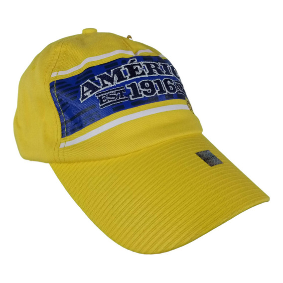 Gorra Original Club America Azul Y Amarilla Logo Bordado