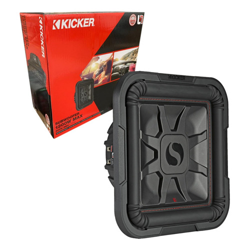 Kicker L7 46l7t122 Subwoofer 12 2 Ohms 1200w 600w Rms Color Negro