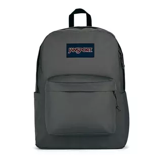 Mochila Jansport Superbreak 26lts Color Graphite Grey Urbana Diseño De La Tela Liso