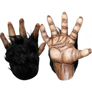 Manos De Látex De Mono Chango Chimp Brown Hands