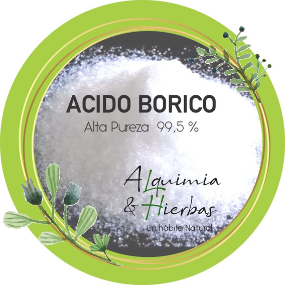 Acido Bórico X 3 Kgs 99,9%  Fertilizante Insecticida