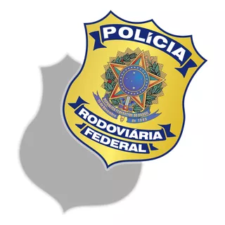 Adesivo Polícia Rodoviária Federal P/ Vidro (azul/interno)