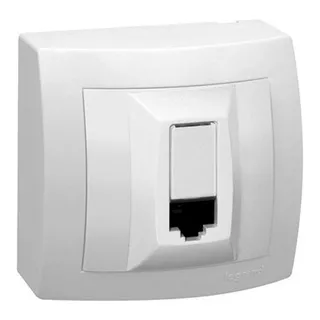 Tomada Para Rede Informática Rj45/cat6 Sistema X 8 Vias Cor Branco