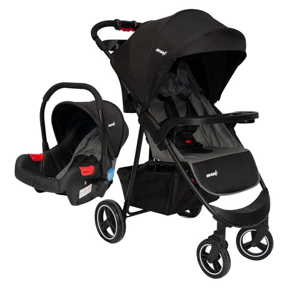 Cochecito De Bebé Travel System Avanti Modern Huevito Color Negro Color del chasis Negro