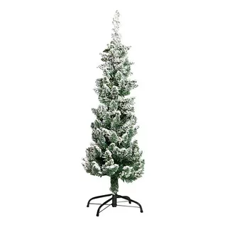 Árvore De Natal Hiver Blanc Nevada 120cm Cor Verde