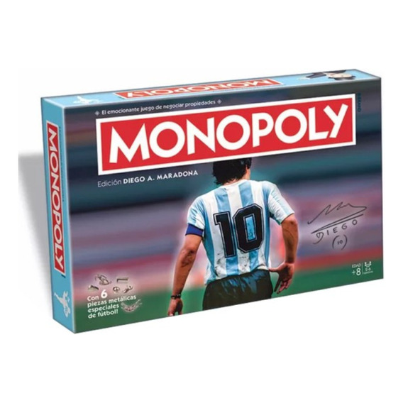 Monopoly Edición Diego A Maradona Toyco 24001