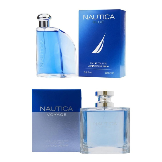 Paquete 2x1 Nautica Voyage + Nautica Blue Hombre Original 
