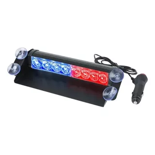 Luz Policial 8 Led Para Autos, Camionetas, Motos Circulina