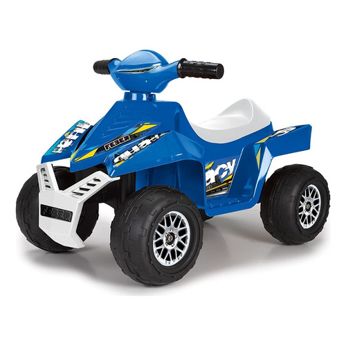 Feber Moto Quad Racy Azul/rojo 6v Ride On Montable Azul