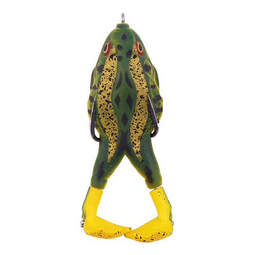 Señuelo Caster Prop Frog 9.5cm 13.5gr Rana Goma Antienganche Color C7