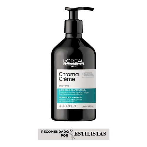 Shampoo Matizador Verde Chroma Crème Serie Expert 500 ml L'Oréal Professionnel