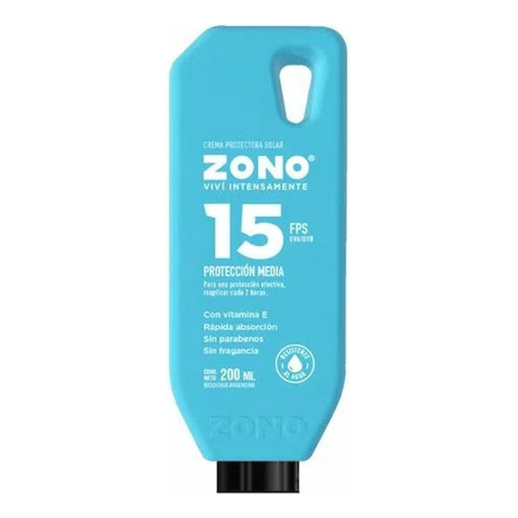 Zono Crema Protectora Solar Fps 15 C/vitamina E 200ml