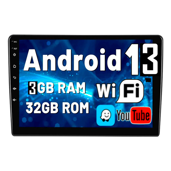 Radio Android 1 Din Pantalla 9 Pulgadas Gps Fullhd Bluetooth