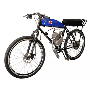 Bicicleta Motorizada Café Racer Sport Banco Xr Cor Azul Royal