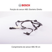 Sensor Abs S10 2017 2018 2019 2020 Dianteiro Direito Bosch 