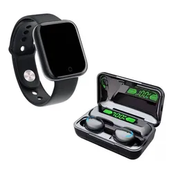 Fones Bluetooth Versão 5.0 + Smartwatch Relógio Inteligente no Mercado Livre com oferta e cupom de desconto
