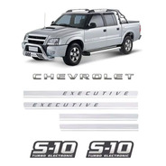 Kit Adesivos Faixas S10 Executive Chevrolet Turbo Eletronic
