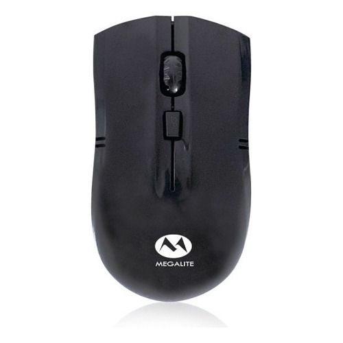 Mouse Inalambrico 1000 Dpi 1600 Dpi Rueda Scroll Ergonomico Color Negro