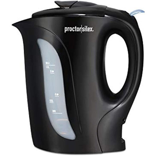 Hervidor De Agua Cafetera Proctor Silex Negro K2071ps